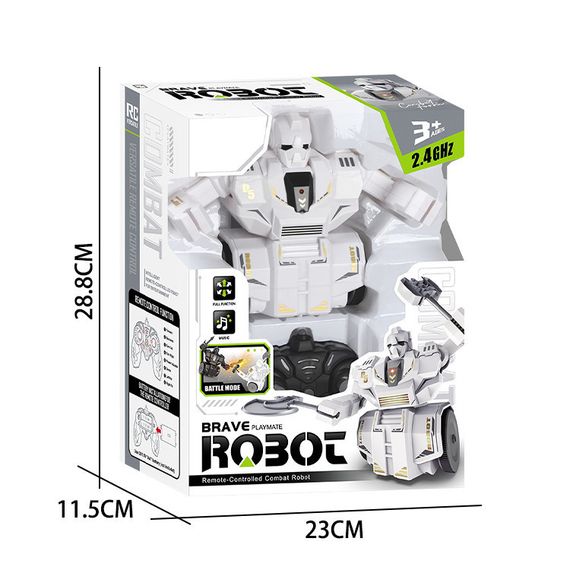Інтерактивний бойовий робот JJRC R33 з пультом | ІЧ-керування, світло, звук, стрільба, танці | Зображення 4