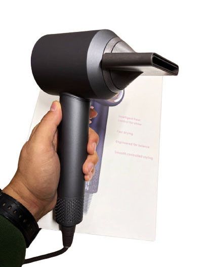 Фен з іонізацією Super Hair Dryer 5в1 міні електрофен безшумний з 5 насадками для укладання волосся 1600 Вт | Зображення 6
