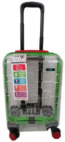 Прозрачный малый пластиковый чемодан + комплект органайзеров 42L My Luggage