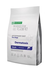 Корм Nature's Protection Superior Care Veterinary Diet Dermatosis Salmon Adult All Breed Dogs сухий з лососем для собак з проблемами шкіри та вовни 1.5 кг