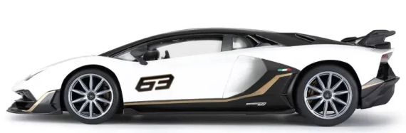 Машинка Rastar Lamborghini Aventador SVJ (96070) на радіокеруванні. 1:14. Білий | Зображення 2