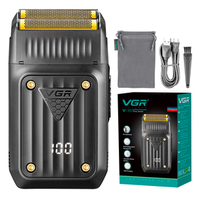 Електробритва VGR V-363 шейвер, подвійне лезо, LED дисплей
