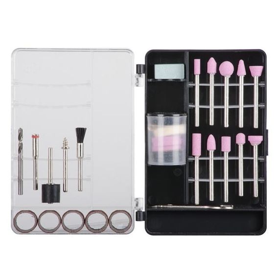 Комплект аксесуарів для гравера WT-0516, DT-0517, 42 од. INTERTOOL BT-0012 | Зображення 3