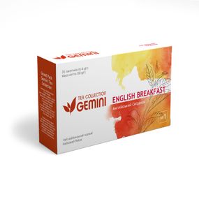 Чай Gemini Гранд Пак для чайника English Breakfast Англійський сніданок 20шт