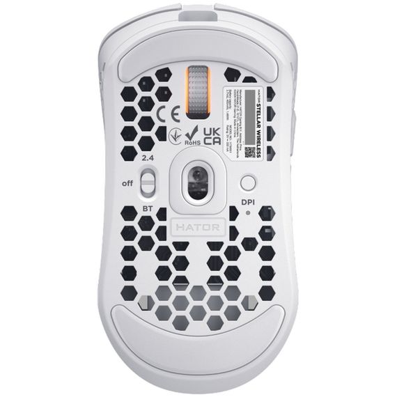 Мишка Hator Stellar Wireless/Bluetooth/USB White (HTM651) | Зображення 4