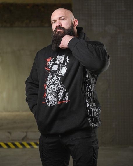 Тепла худи ghetto warrior НП4873