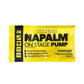 Предтренировочный комплекс Fitness Authority Napalm On Stage Pump 12.5g (Mango lemon)