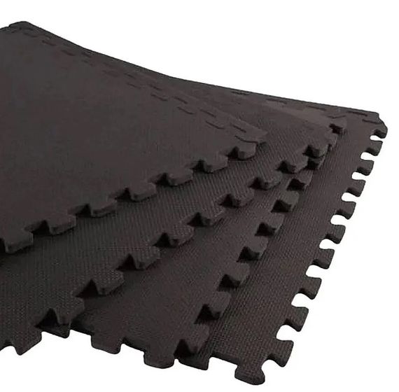 Килимок пазл Toorx Interlocking 4 елементи 61 х 61 х 1,2 см Antracite (MAT-60) | Зображення 2