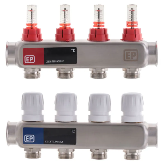 Коллекторный блок с расxомерами Europroduct EP.S1110-04 1 "x4 (EP4980)