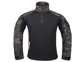 Тактична футболка з довгим рукавом Emerson Gen3 Убакс EM9256B чорний мультикам L
