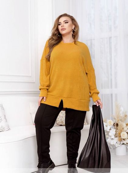 Жіночий спортивний костюм Sofia комфорт і стиль SF240 Гірчичний, 50-52