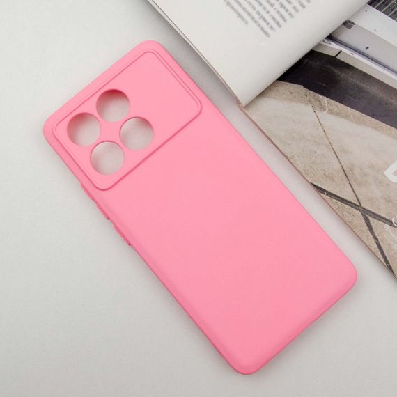 Чехол Silicone Cover Lakshmi Full Camera (A) для Xiaomi Poco X6 Pro Розовый / Pink | Зображення 1
