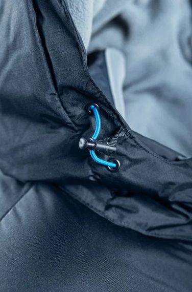 Куртка Hoegert LEON HT5K926-2XL утеплена з капюшоном 100% поліестер темно-синя, 2XL (56) | Зображення 6