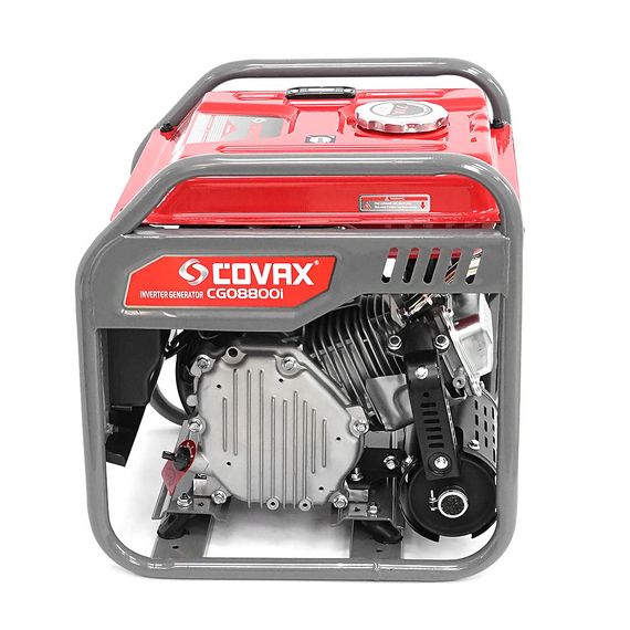 Генератор інверторний бензин COVAX CGO8800i, 6.0kW, однофазний 220V, 50Hz, electrik starter, 4-stroke, бак 7L, 440х385х465mm, 37kg | Зображення 4