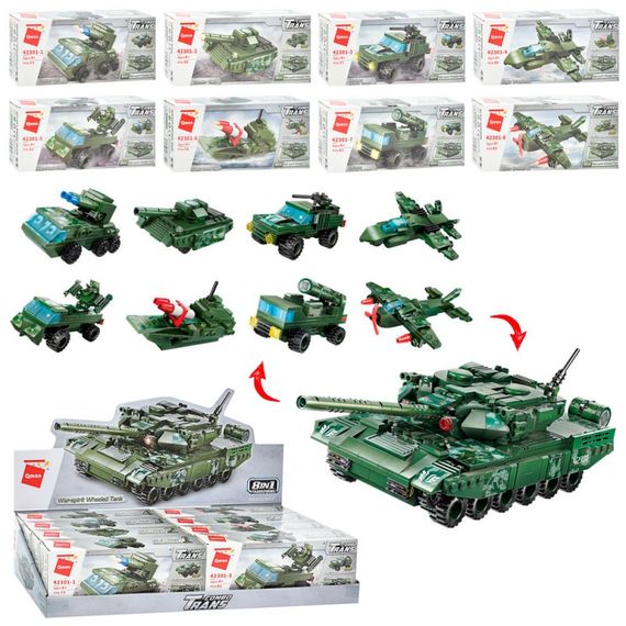 Конструктор Qman Військовий транспорт 42301 8 шт/уп