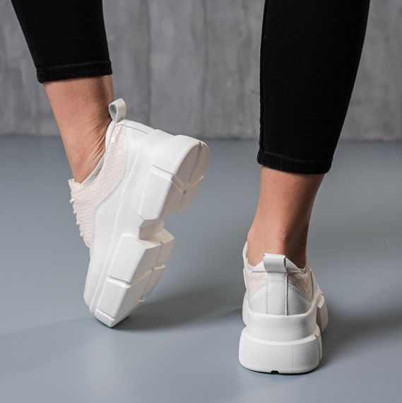 Кроссовки женские Fashion Gallant 3766 39 размер 24 см Бежевый | Зображення 7