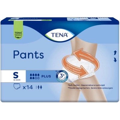 Подгузники для взрослых Tena Pants Plus S 14 (7322541773346)