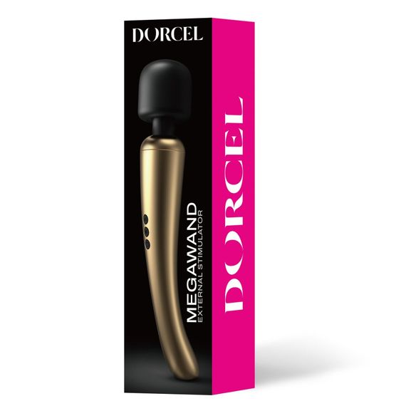 Мощный вибромассажер Dorcel Megawand Gold перезаряжаемый, 160 режимов | Зображення 3