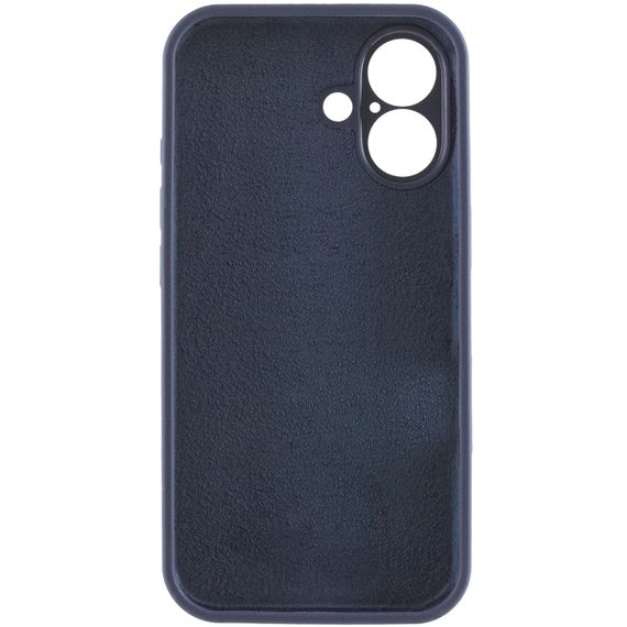 Чохол Silk Full Camera Protective (AA) NO LOGO для Apple iPhone 16 Plus (6.7") Темно-синій / Midnight blue | Зображення 2