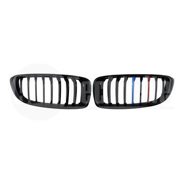 Решетки радиатора компл. BMW 4 F32/F36 (GT) 13-21 (глянц. чёрн.) (M-стиль), AutoTechteile, 708 5122, 51 13 4A1
