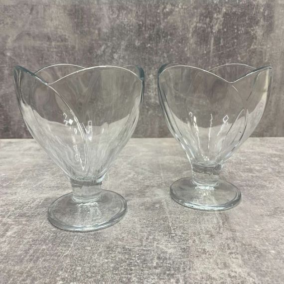 Набір креманок Pasabahce Ice Ville 51638, 200 мл, 2 шт, скляні на ніжці для десертів і морозива | Зображення 5