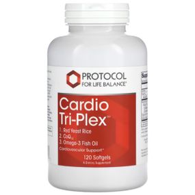Комплекс для профілактики тиску та кровообігу Protocol for Life Balance Cardio Tri-Plex 120 Softgels