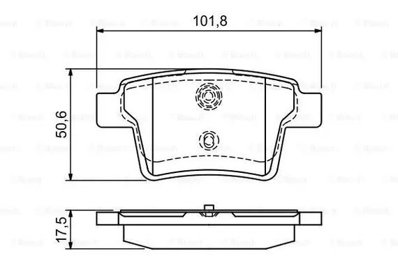 Колодки гальмівні дискові FORD Mondeo [GE] 07, BOSCH (0986494076) | Зображення 6