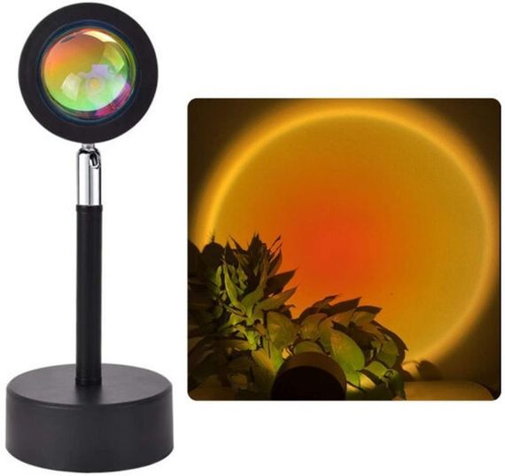 LED лампа для селфи (23см), с эффектом солнца, с USB-штекером и кнопочным переключателем. XPRO SUN QS822 (RGB_1741) | Зображення 3