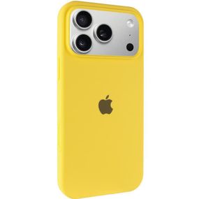 Чохол Silicone Case Full Protective (AA) для Apple iPhone 17 Pro Max (6.9") Жовтий / Yellow