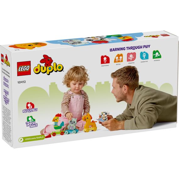 Конструктор LEGO DUPLO My First Потяг тваринок 19 деталей (10412) | Зображення 4