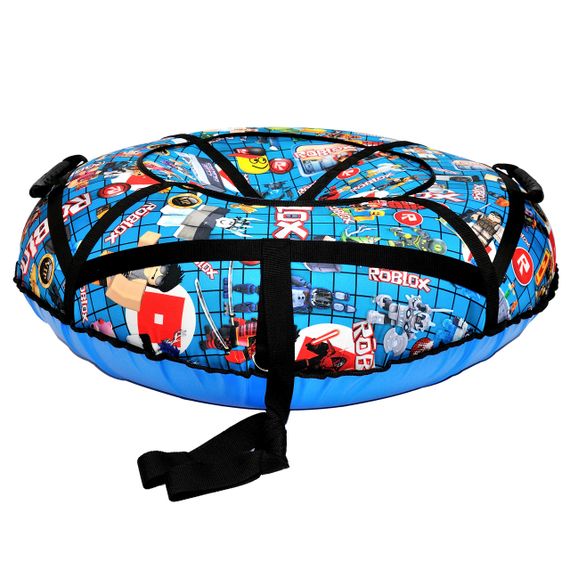 Тюбінг для катання 100 см "роблекс синій" (Оксфорд, ПВХ) плюшка для снігу | Зображення 2