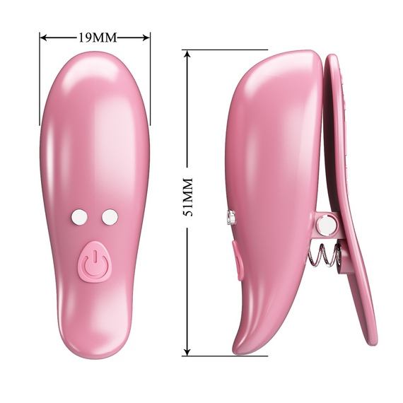 Вібростимулятори для сосків з пультом дистанційного керування Pretty Love - CAYLEY, 10 vibration functions, BI-300036W sexstyle | Зображення 7