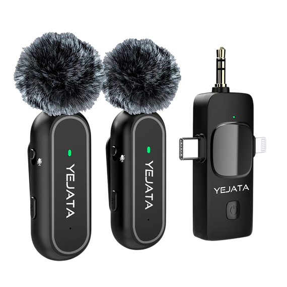 Микрофонная радиосистема YEJATA Wireless Microphone (2A3XK-K6). | Зображення 2