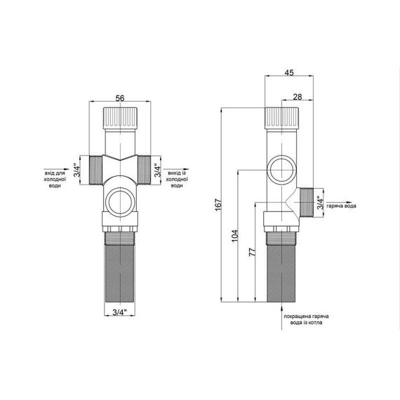 Клапан теплового скидання Icma 3/4" №267, 607 | Зображення 1