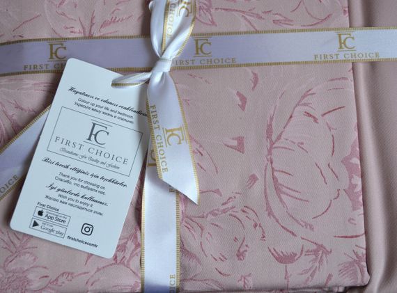 Постільна білизна First Choice Cotton Satin 160x220 см семейный Advina Powder | Зображення 6