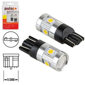 Лампа PULSO/габаритні/LED T10/W2.1x9.5d/6SMD-3030/9-18v/210lm