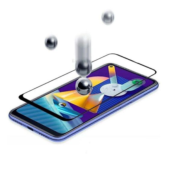 Захисне скло 2.5D на весь екран для Samsung Galaxy M11 | Зображення 1