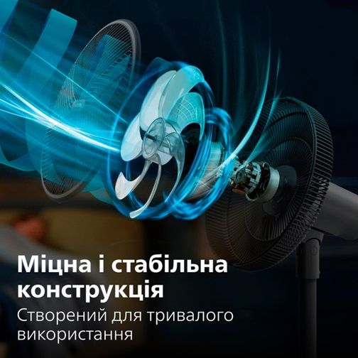 Вентилятор для підлоги Philips CX3550/01 48 Вт чорний | Зображення 6