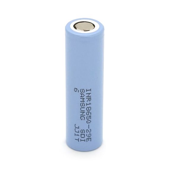 Аккумулятор Li-Ion 18650 Samsung INR18650-29E (SDI-6), 2900mAh, 8.25A, 4.2/3.65/2.5V, BLUE, 2 шт в упаковке, цена за 1 шт
