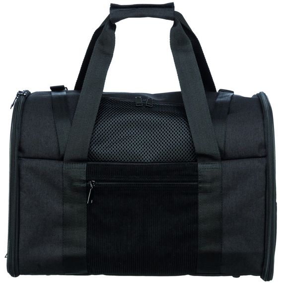 Рюкзак-переноска Trixie Connor для собак нейлоновий чорний/сірий до 8 кг 42х29х21 см | Зображення 1