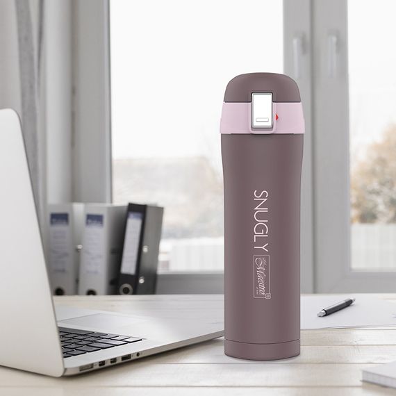 Термокружка Maestro Snugly MR-1643-40E 400 мл из нержавеющей стали герметичная | Зображення 2