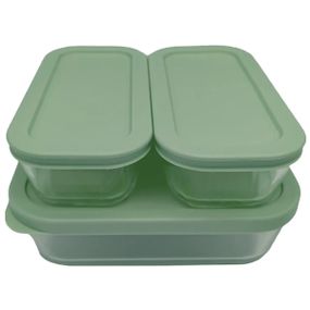 Набір контейнерів харчових Vittora Element Green VT-161015 3 предмети зелений