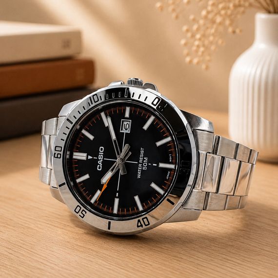 Чоловічий годинник Casio MTP-VD01D-1E2 | Зображення 4