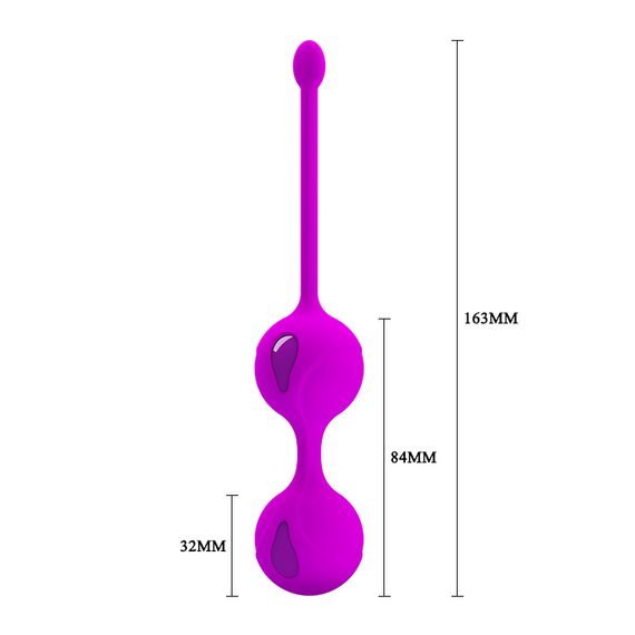 Вагінальні кульки - Pretty Love Kegel Tighten Up II Purple | Зображення 4