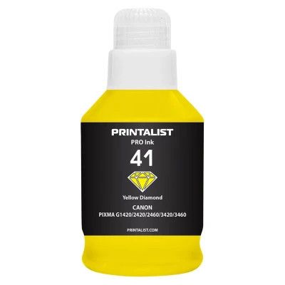 Чернила Printalist Canon GI-41 для Pixma G2420/3420 190г Yellow (PL41Y)