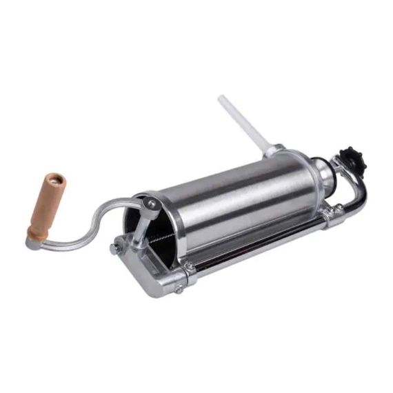 Вертикальний шприц для ковбаси 2,5 л з нержавіючої сталі шприц ковбасний 4 насадки 16788-5 | Зображення 3