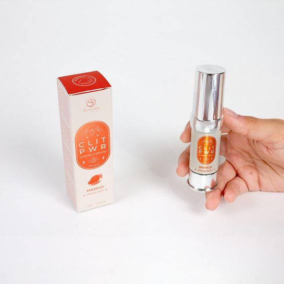 Рідкий вібратор CLIT PWR - MANGO CLITORAL BALM Sex Aura | Зображення 1
