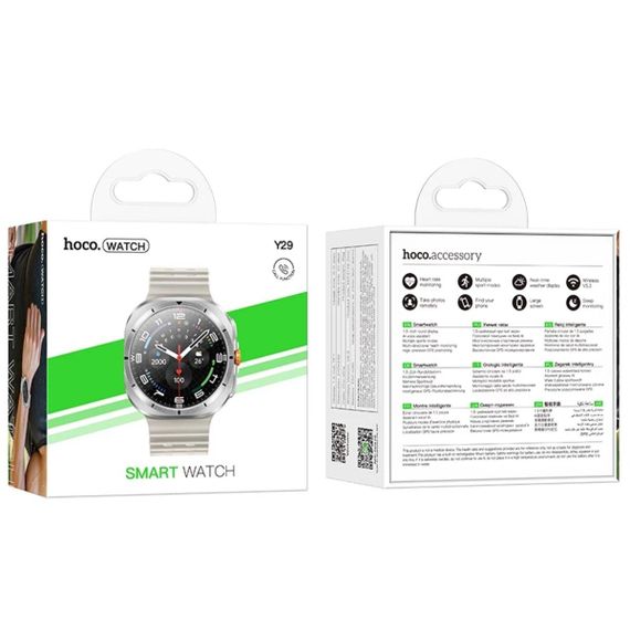 Смартгодинник HOCO Y29 Smart sports watch Silver | Зображення 1