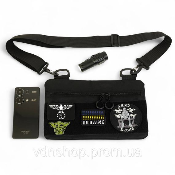 Нагрудна сумка бананка містка, Тактичний месенджер, Чоловіча тактична сумка для перенесення BU-57 | Зображення 2