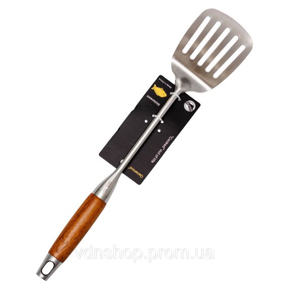 Лопатка кухонна для сковороди 39 (см) з нержавіючої сталі HP-8-43 | Зображення 3
